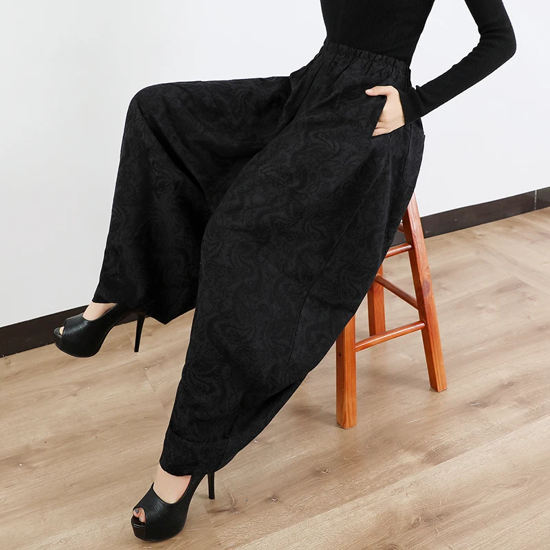 Pantalones De Pierna Ancha Btfbm Para Mujer, Elásticos, Cintura Alta Color Verde Palazzo Venta Internacional Mkp 99172913