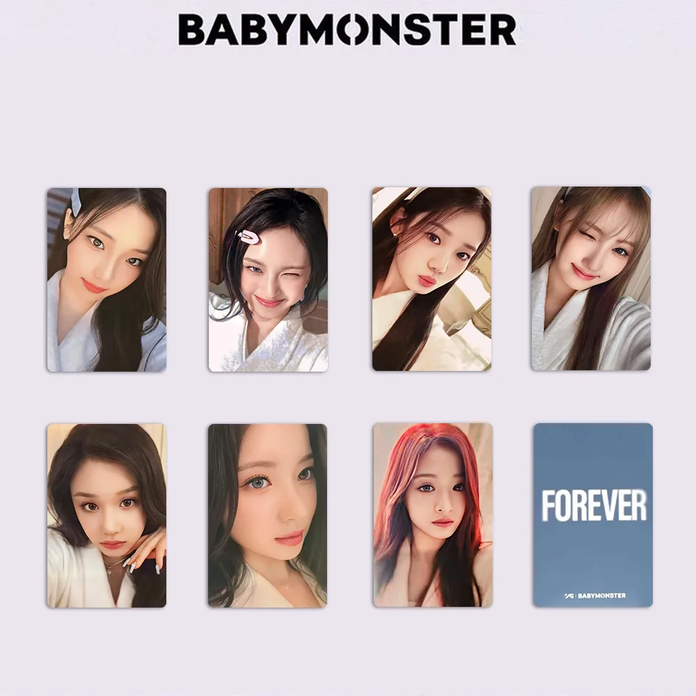 BABYMONSTER Idol New Album FOREVER HD Printd Photocards High Quality Lomo Cards HARAM AHYEON RORA ASA RUKA PHARITA Fans Gifts