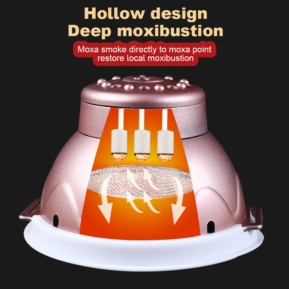 Household Portable Moxibustion Smokeless Moxibustion Device Box Temperature Control Warm Acupuntura MassageTherapy Health care