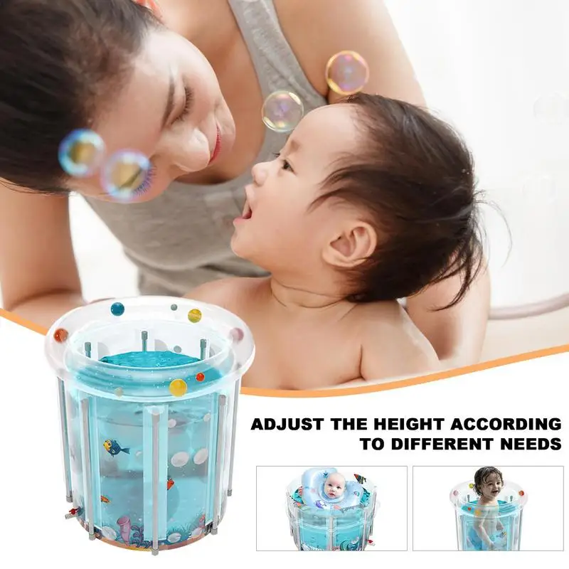 Style Portable Bathtub Inflatable Adults Children Bath Tub Folding Winner Bathroom Shower Supplies To Keep Warm