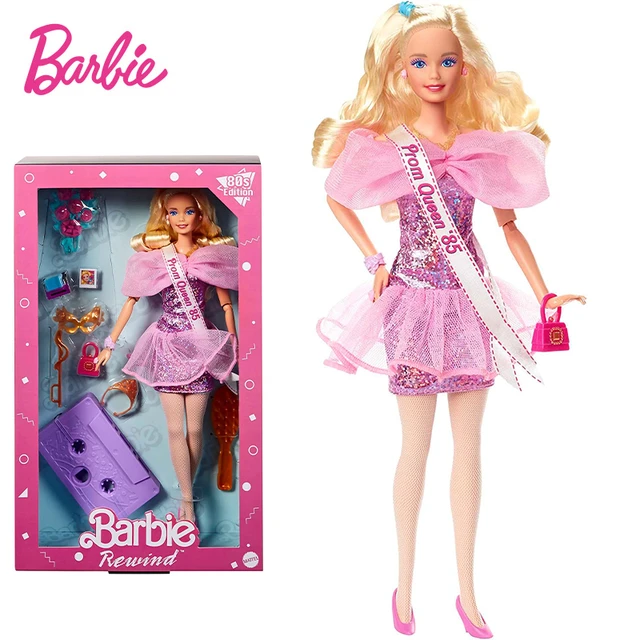 Original barbie fashionistas boneca #188 curvo vestido amor colar 3 a 8 anos  de idade hbv20 meninas brinquedo presente de natal - AliExpress