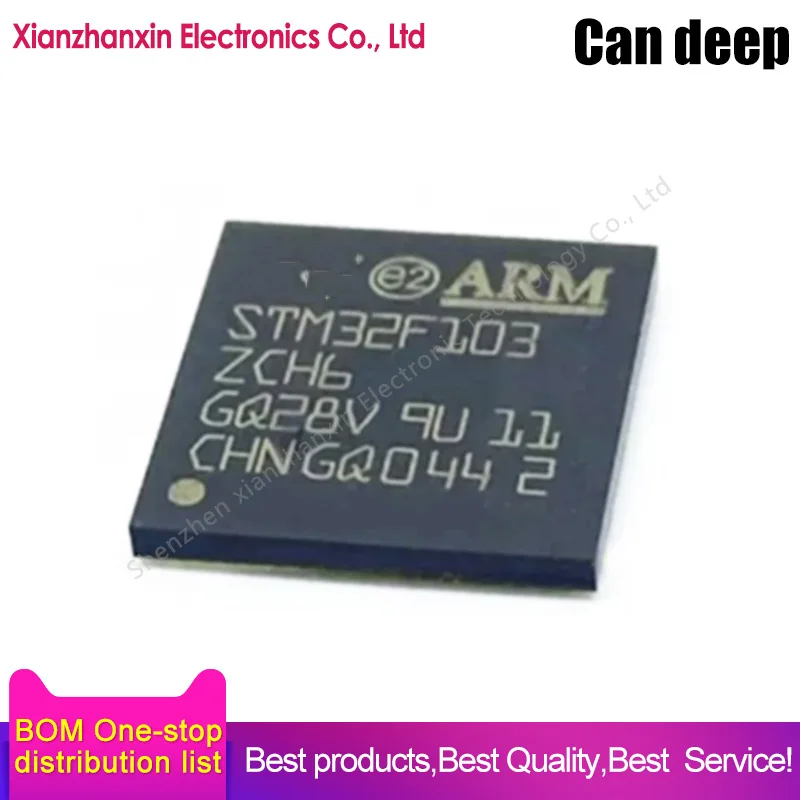 

1 шт./партия, микроконтроллер STM32F103ZCH6 STM32F103Z 103ZCH6 BGA144