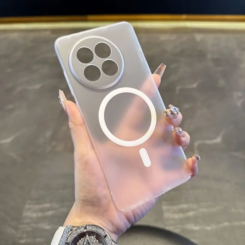 Magnetic Ultra Thin Translucent Shockproof Case with Matte Finish
