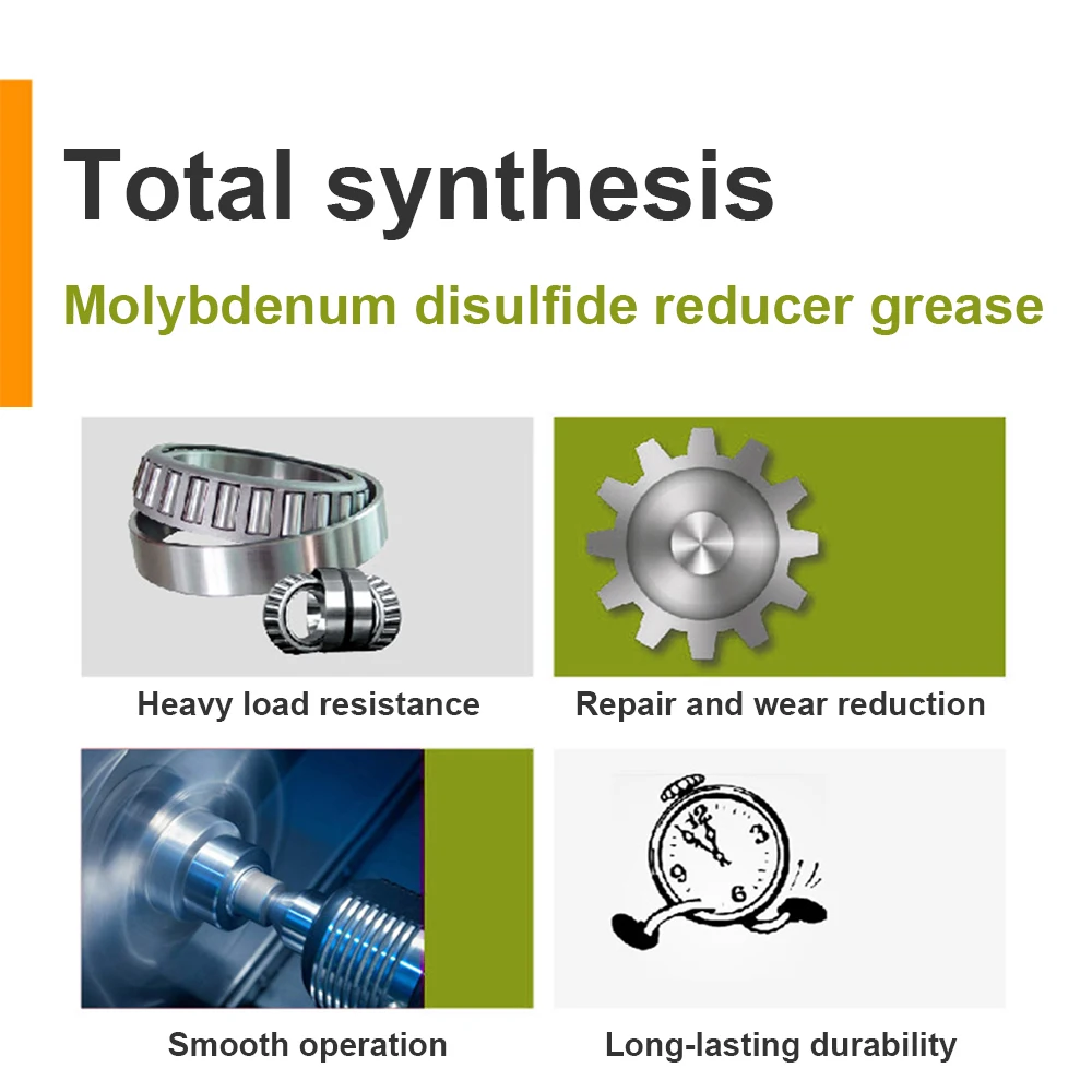 Fully synthetic molybdenum disulfide reducer grease Heavy-duty reducer gear lubricating grease