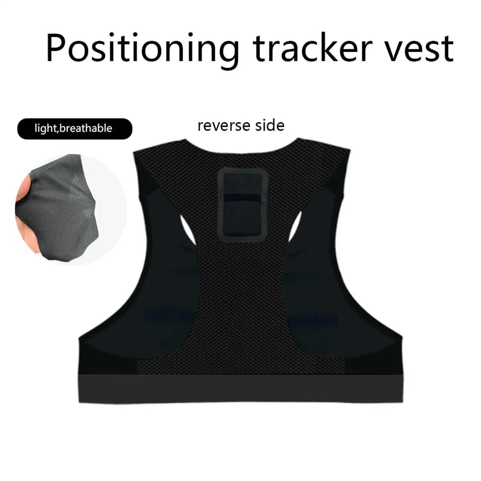 Portable Breathable Football Performance Vest No Tracker for Activity Trackers for Men Women Multipurpose Soccer Training Vest