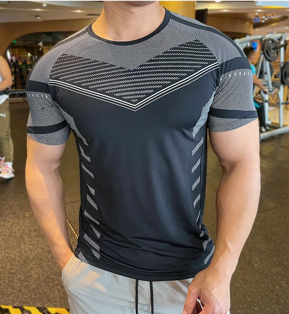 shirts Men Training Sports T Shirt 