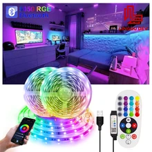 

LED 20m 15m 10m Color RGB 5050 LED Strip Light for Room Decoration LED Tape TV Backlight Bluetooth APP Control LED Neon Lighting