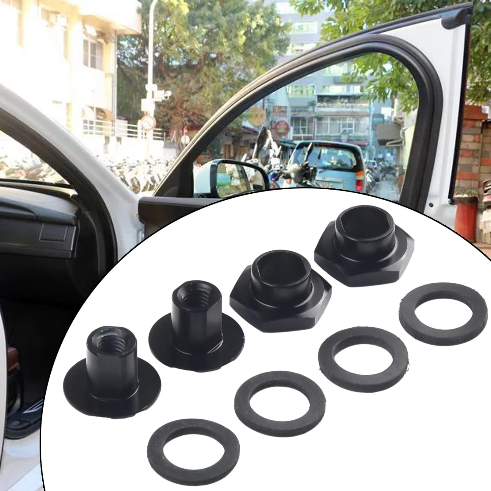 

Rust Resistant Black Rear Glass Strut Hardware Kit for Honda Civic 3Dr Hatchback EG6 Premium Aluminum Material