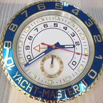 Art Relogio De Parede Horloge 북유럽 벽 금속 발광 시계, 해당 로고가 있는 독특한 선물 벽시계