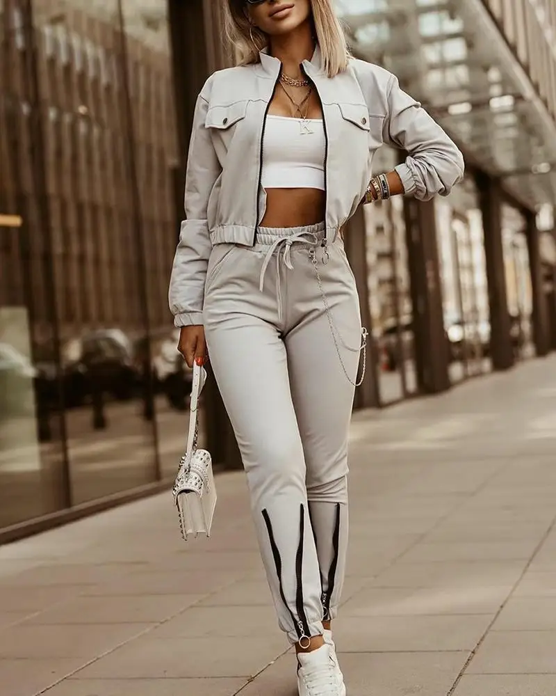 

Sweatshirt Women Long Sleeve Pink Sweatshirts Streetwear 2023 New Fashion Spring Winter Zipper Solid Print Pullover Tops S-2XL