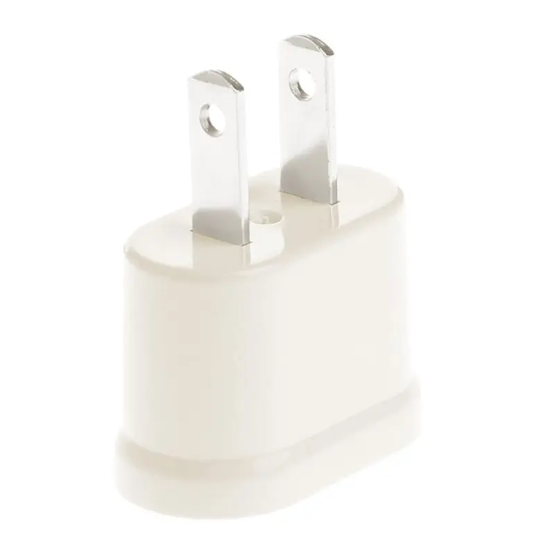 US American Travel Adapter 2 pin European EU To US Plug Power Adapter Converter Electrical Socket Converter Charging plug adapter ac adapter