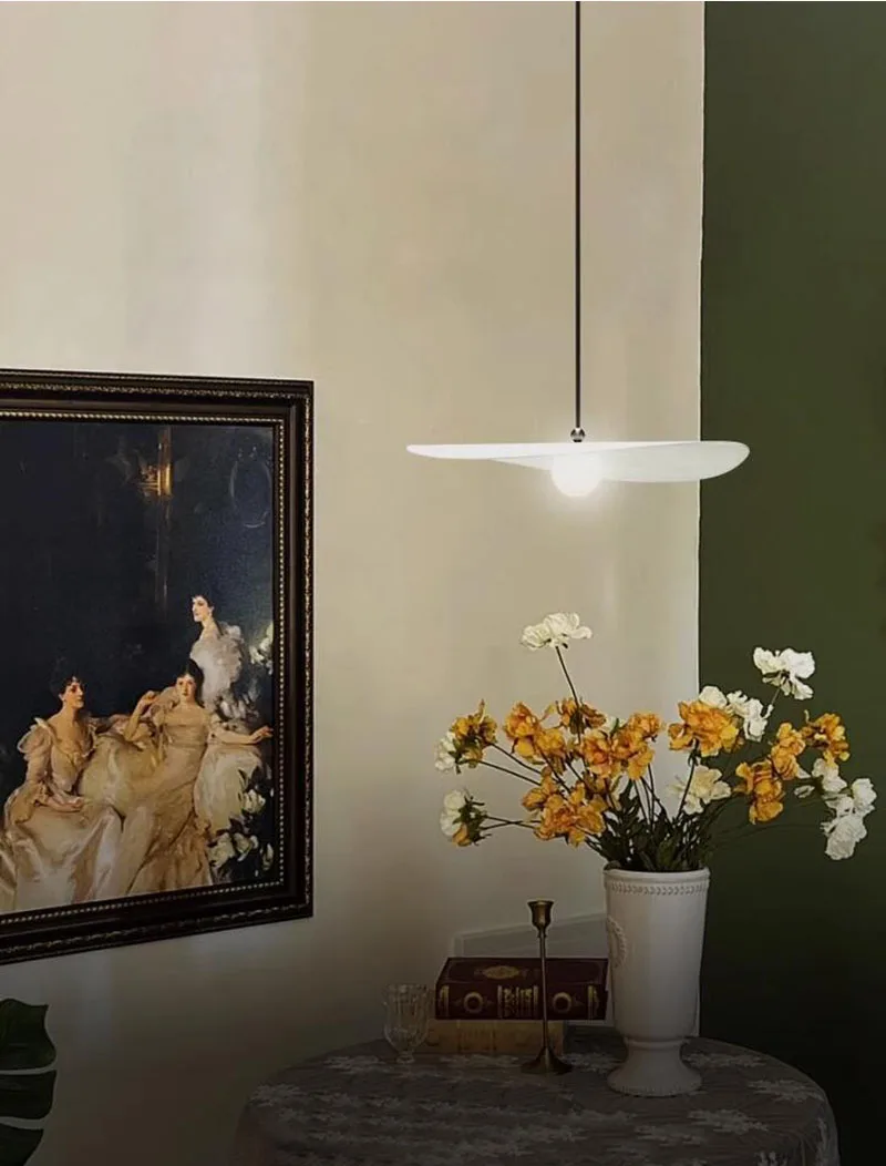 Kreative Pendel leuchte moderne Pendel leuchte für Küchen insel schwarzer Hut Hängelampe für Esszimmer hängende Leuchte – Detail 6