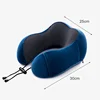 Soft U-shaped Memory Foam Neck Pillow Travel Pillow Massage Neck Pillow Sleeping Airplane Pillow Cervical Healthcare Bedding 6