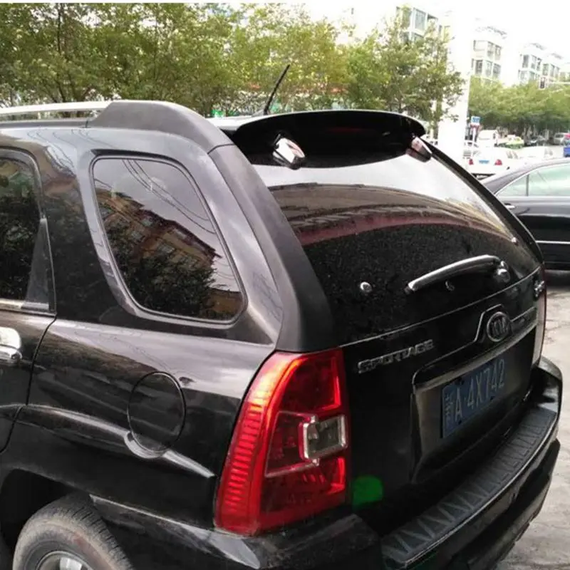 

for KIA Sportage Sportage 2005 2006 2007 2008 2009 2010 ABS Plastic Unpainted Primer Gray Color Rear Roof Spoiler