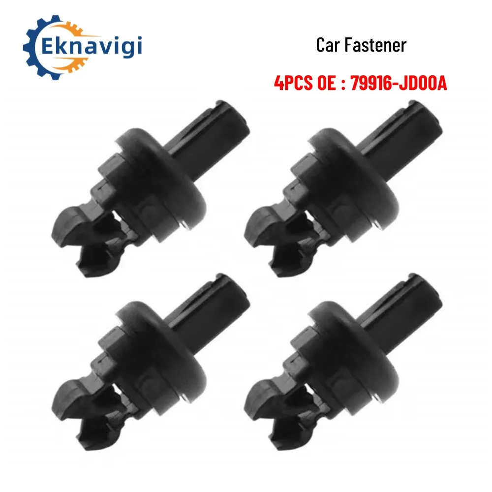 4pcs Car Trunk Shelf Suitcase Parcel Rack Rope Hanger Buckle The Trunk Latch OE :79916JD00A
