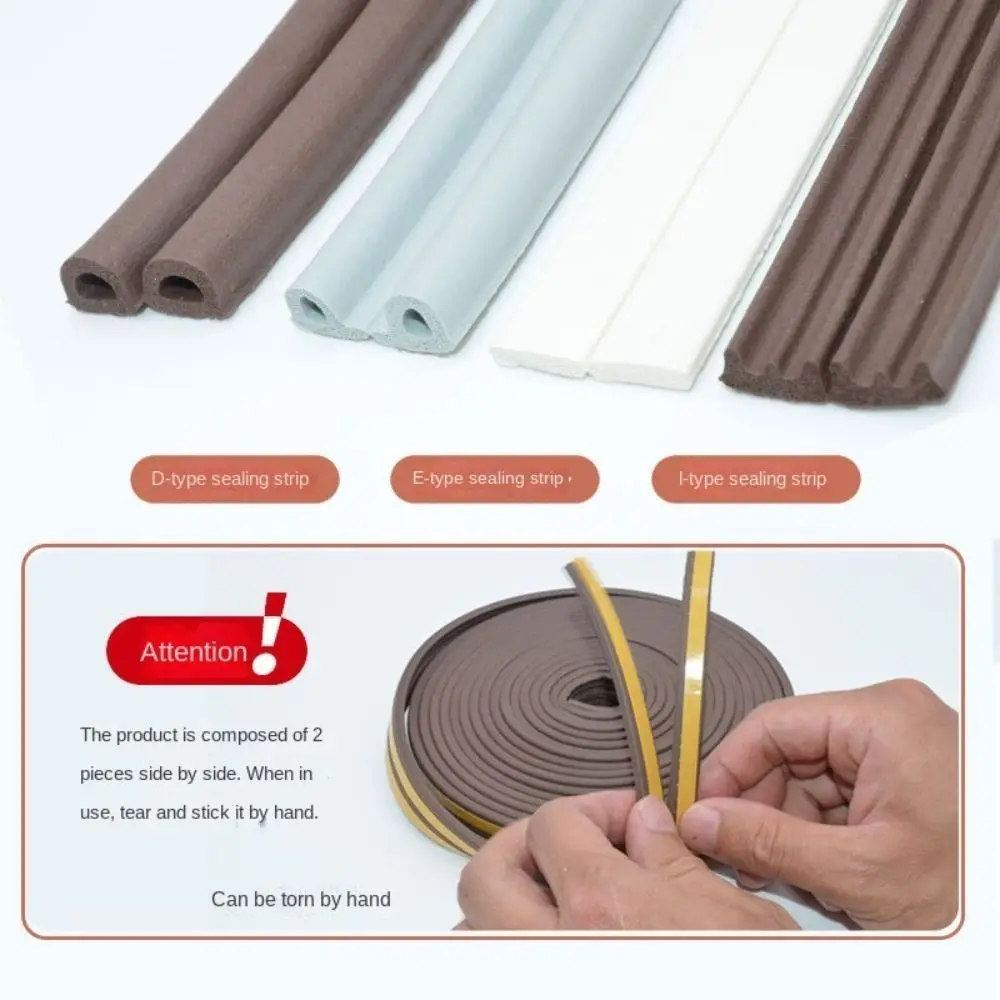 Description Picture 6 of itemNew Foam Door Seal Strip D/E/I/P Type Flexible Weatherstrip Windproof Anti Collision Window Weather Stripping Door