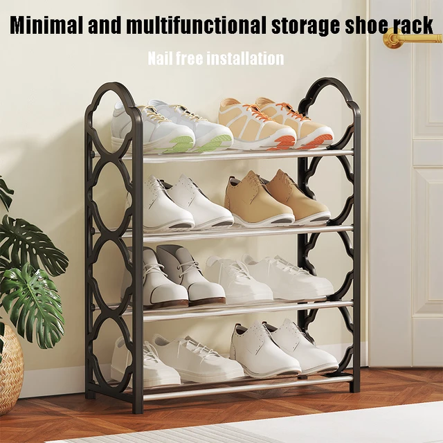 Simple Shoe Rack at The Door, Multi-Layer Storage Shelf, Home