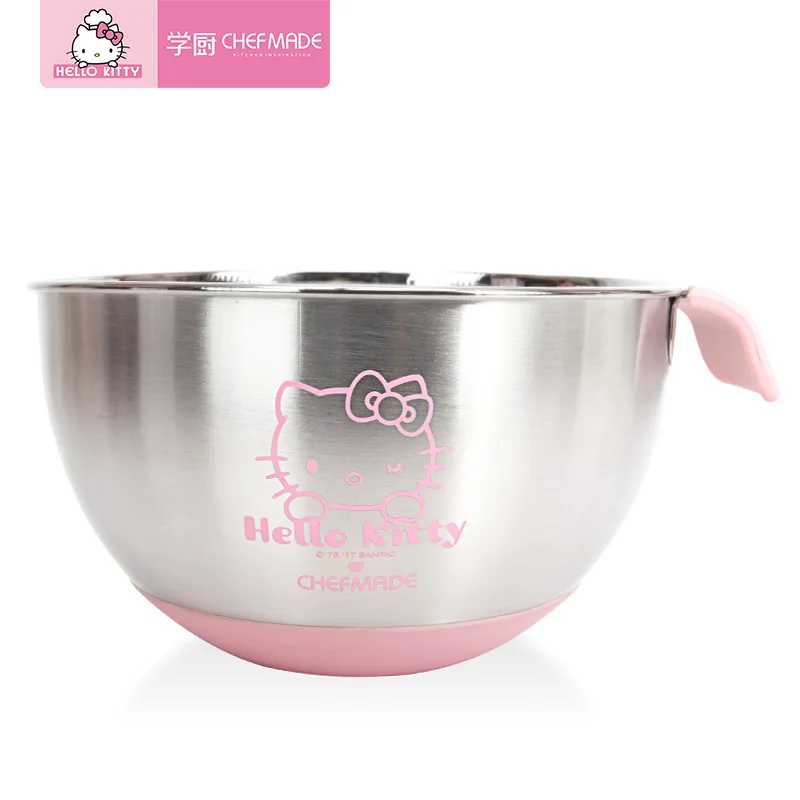

Kawaii Sanrio аниме хобби Cinnamoroll Hello Kitty домашние Инструменты для выпечки 304 нержавеющая сталь измельчитель яиц со шкалой
