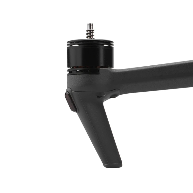 Gros plan sur le train d'atterrissage pour DJI Mavic 3, pièce de rechange trépied avec vis en métal, texture antidérapante visible.