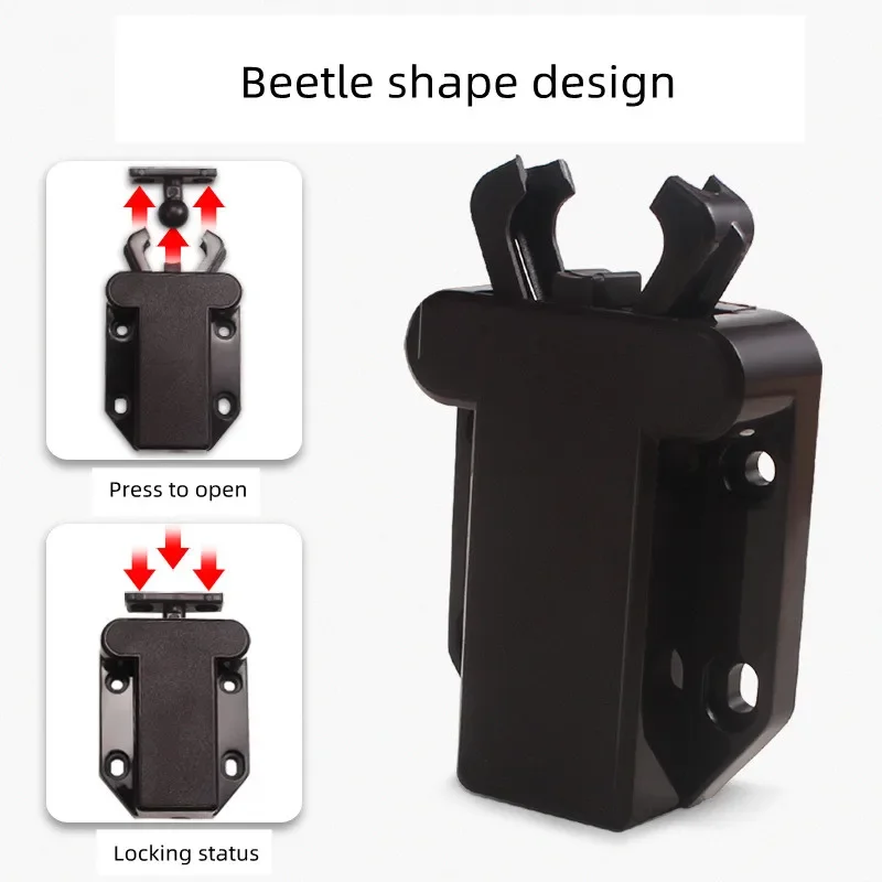 One Button To Open The Invisible Door Lock, Kitchen Cabinet Touch Lock Release Drawer Cabinet Door Touch Rebound Suction