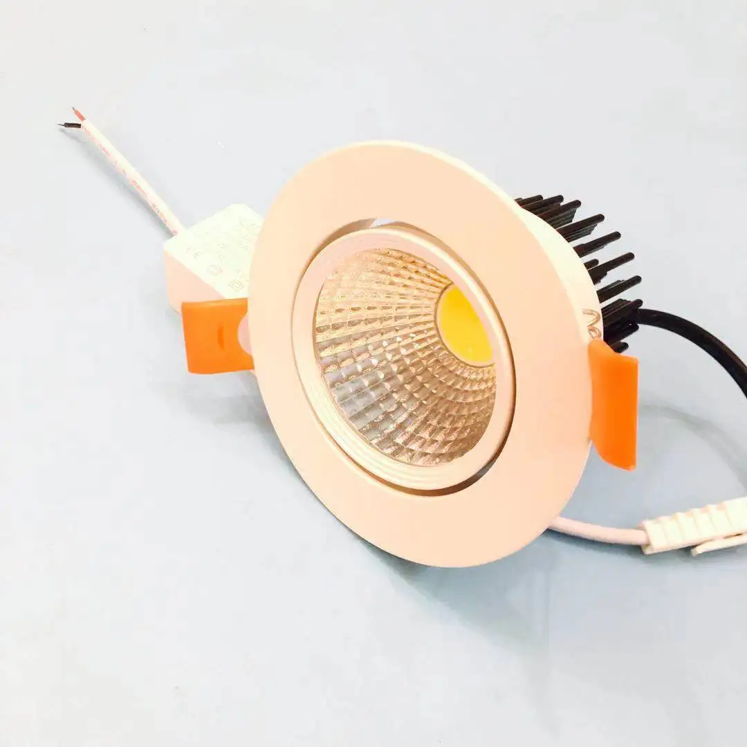 

10Pcs/Lot 3W COB LED Dimmable Economical Fixed Recessed Fire Rated Bathroom Downlight