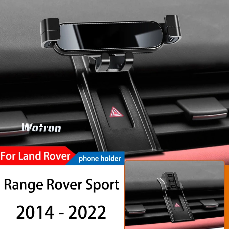 Car Phone Holder For Land Rover Range Rover Sport 2014- GPS Special Gravity Navigation Mobile Bracket 360 Degree Rotating