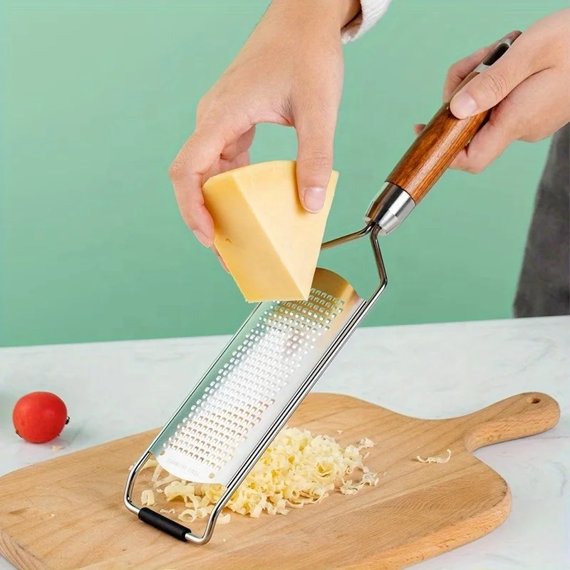 Cheese Grater Kitchen Grater Stainless Steel Cheese Grater Household Baking Chocolate Chopping Grating Tool Kitchen Multi-Use Ginger Grater