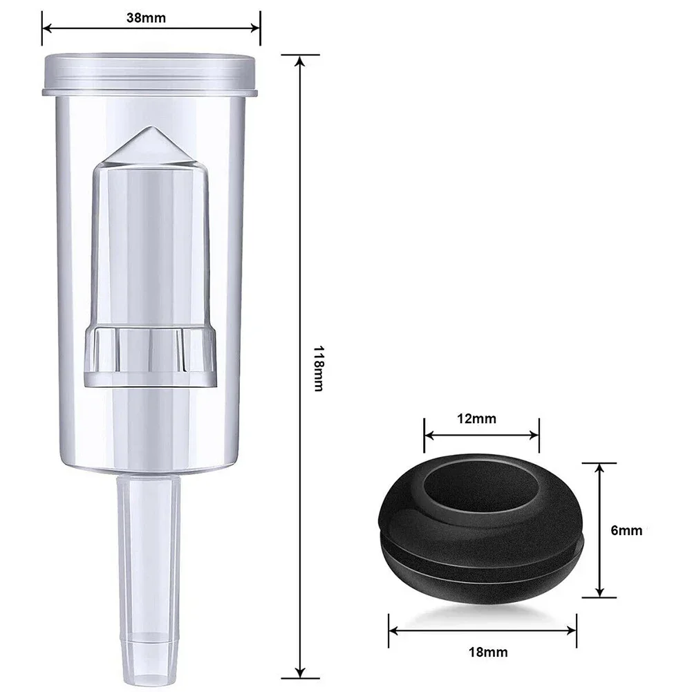 2 PCS Fermentation Lids Kit Airlock For Fermentation Air Locks With Black Grommets Airlock Bubble For Beer And Wine