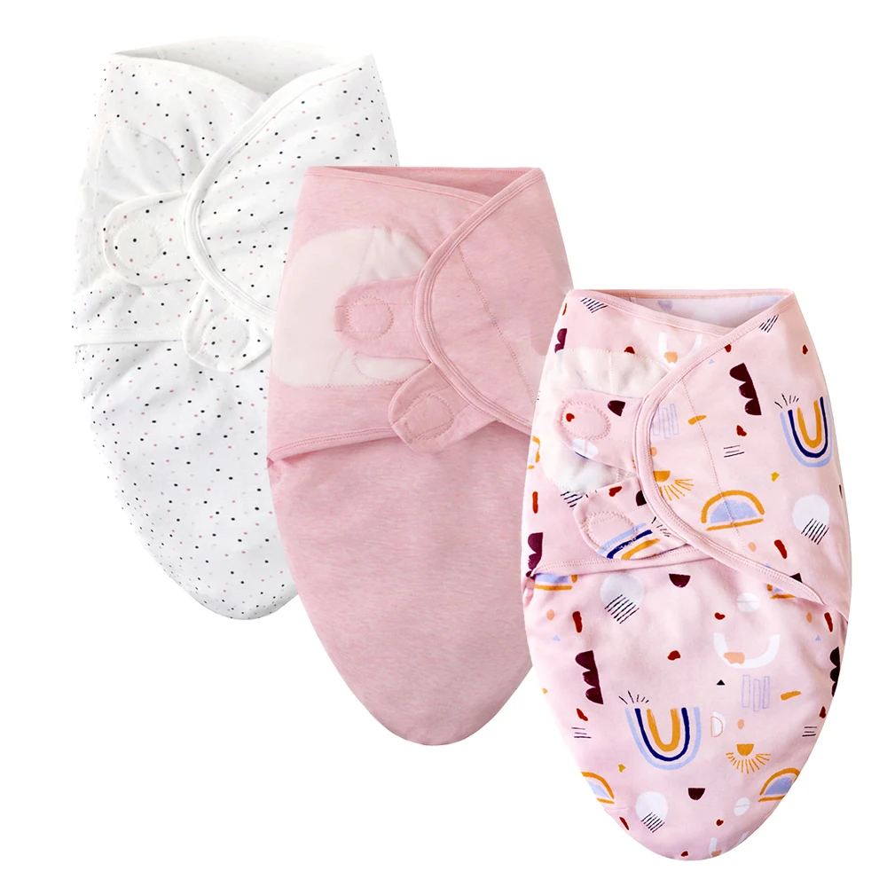 

Babies Sleeping Bags Newborn Baby Cocoon Swaddle Wrap Envelope 100%Cotton 0-6 Months Baby Blanket Swaddling Wrap Sleepsack
