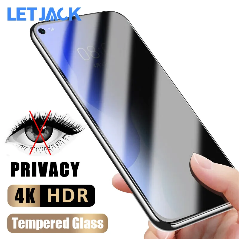 

Full Anti Spy Protection Glass for Oppo Reno 8T 8 7 6 5 5A Privacy Screen Protector Find X5 X3 X2 Lite A97 A77 A57 A17 A96 Glass