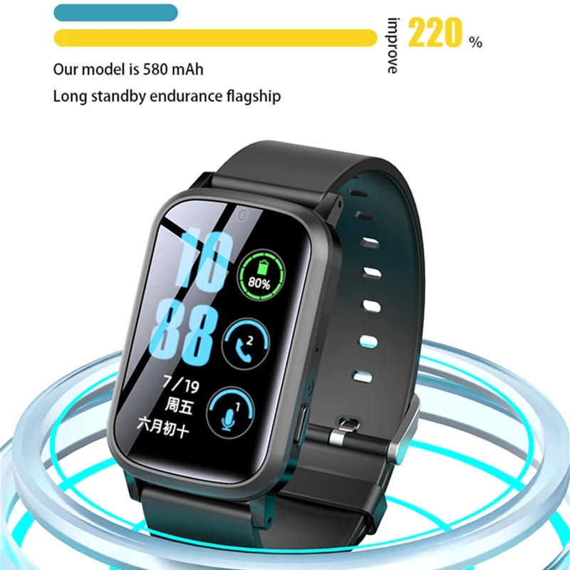 2024 4G 어린이 스마트폰 시계, GPS 카메라, 화상 통화 스마트워치, SIM 카드 포함, 대형 화면 만보계, 소년 소녀 어린이 선물, 신제품