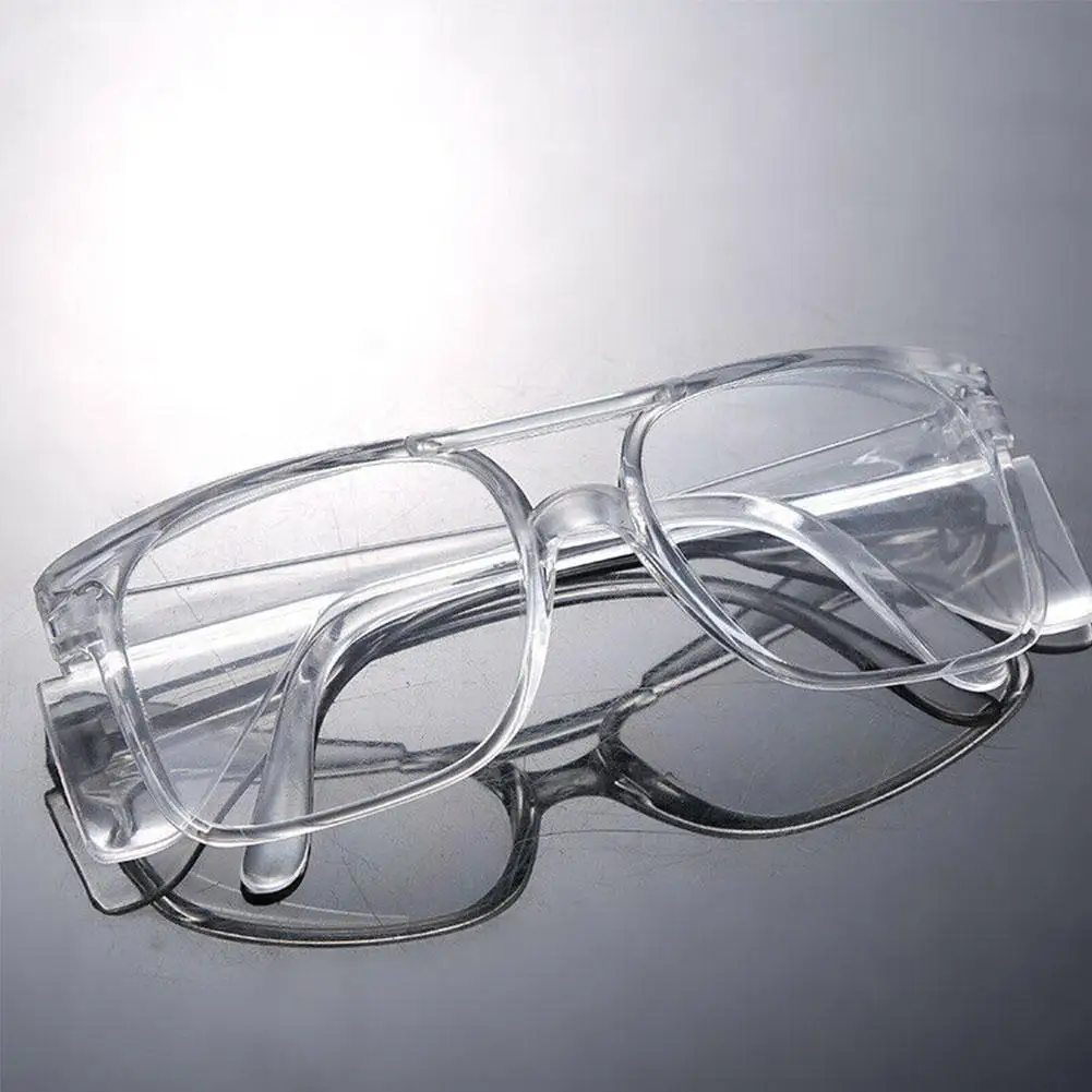 Protective Goggles Protective Glasses Protective Eye Mask Clear Vented Safety Glasses For Work Eye Protection Anti Lab Fog Glasses Dust-proof Industrial Safety Lenses Security Protection
