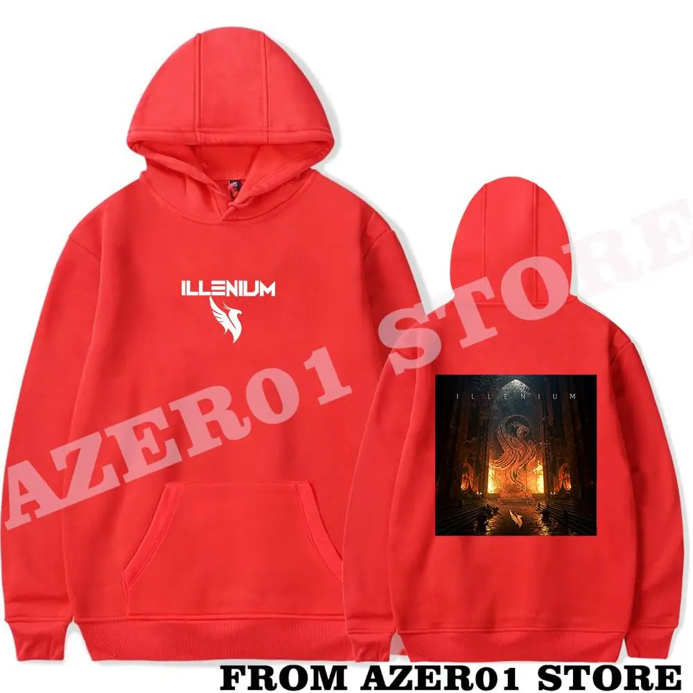 Illenium World Tour Merch Hoodies Winter Men/Women Hooded Sweet Streetwear Long Sleeve New Sweatshirt