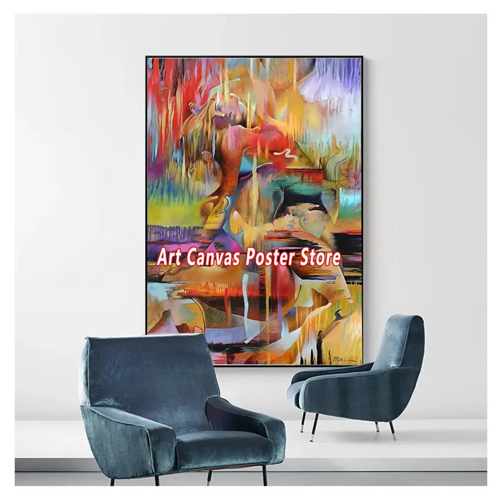 

Abstract Sexy Nude Women Poster Wall Art Pictures Modern Home Decoration for Bedroom Unframed Print Canvas Painting Room Mural