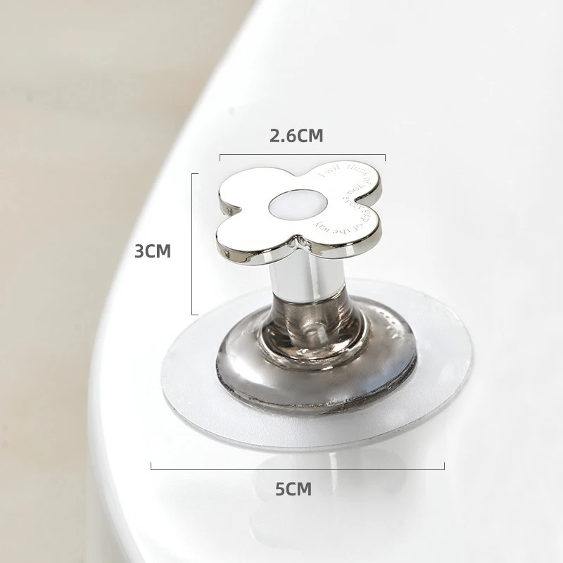 Toilet Lid Lifter Set Self-Adhesive Toilet Seat Lifter Avoid Touching Cover Handle Bathroom Accessories For Office Home