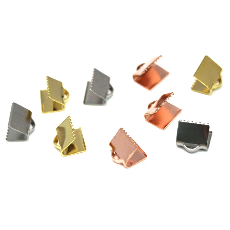 Stainless Steel Cord End Clips Connectors Stainless Steel Jewelry
