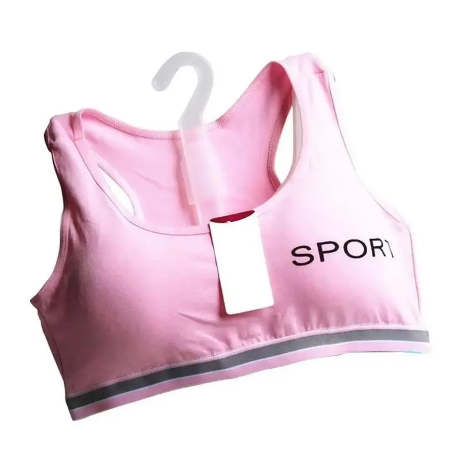1 Pcs New Teenagers Student Lingerie Brassiere Sport Maiden Girl Comfy Underwear Bra Teen Top Bras Sportswear Accessories 6
