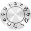 Clock Dial Metal Replacement Wall Clocks Handmade Materials for DIY Aluminum Face 4