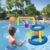 Inflatable Ring Throwing Ferrule Game Floating Basketball Hoop Interactive Water Sport Toy Party Favor Beach Fun Pool accessory 5