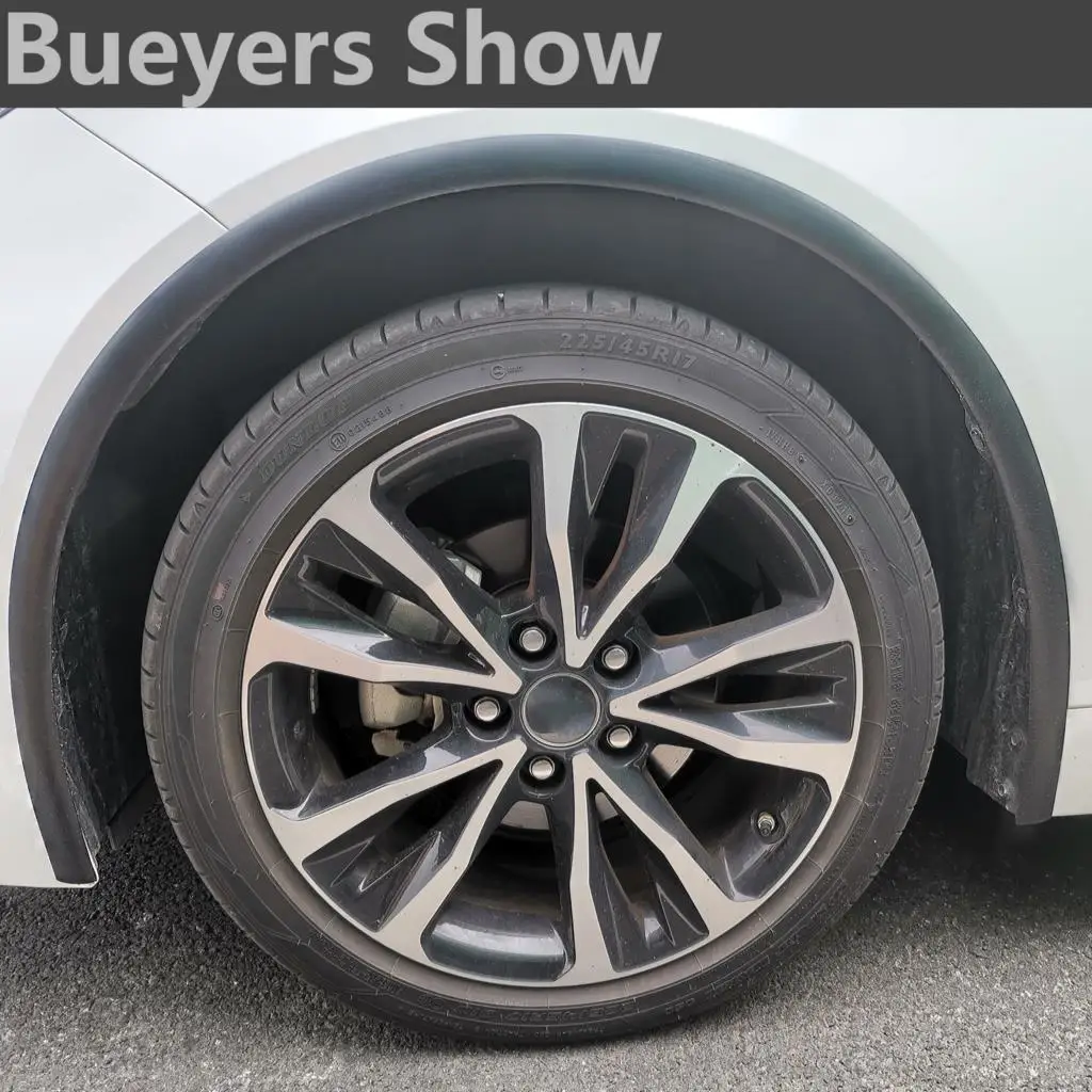 thumbnail: Pizgear Spatbordverbreders Voor Jeep Renegade 2015-2022 - Zwarte ABS Bescherming Tegen Modder En Steenslag