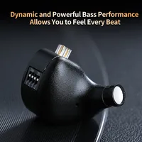 KZ ZS12 PRO X auriculares de Metal 1DD + 5BA, auriculares híbridos de graves HIFI con Monitor de oído, auriculares con cancelación de ruido para deporte y música, recién llegados - Imagen 5