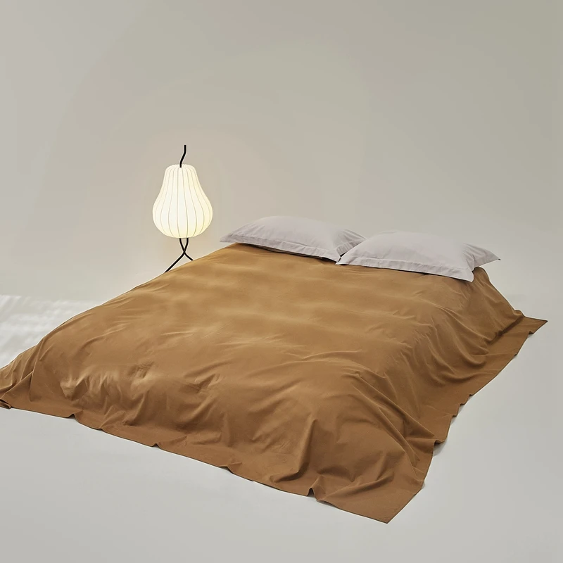 High Quality 100% Brushed Cotton Flat Sheet, Bed Linens, White, Gold, Yellow Brief Bedspread For Single Double Bed Home Textile - Image 6