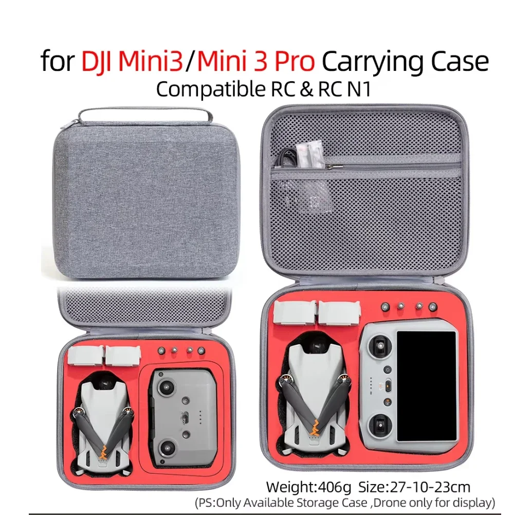 Portable Storage Bag for Drone Remote Controller with Carrying Case