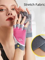 Half Finger Cycling Gloves Anti-slip Breathable Shockproof Wear-resistant Outdoor Fitness Boxing Running Unisex Gloves 2