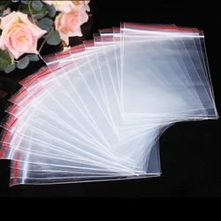 100 - Pack Clear Reclosable Plastic Storage Bags (0.05mm Thickness) - 4x6CM (Transparent)