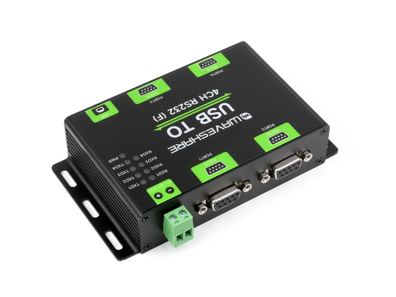Waveshare-industrial Isolado Usb para 4-ch Rs232 Conversor Usb para Adaptador Serial Chip Ft4232hl Original Multi-os Compatível - Imagem 2