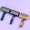 Dog Brush Stainless Steel Dogs Combs Massage Dog Grooming Brush Pet Hair Remover Cleaning Tools Soft Handle Cat Comb Cat Br Comb 3