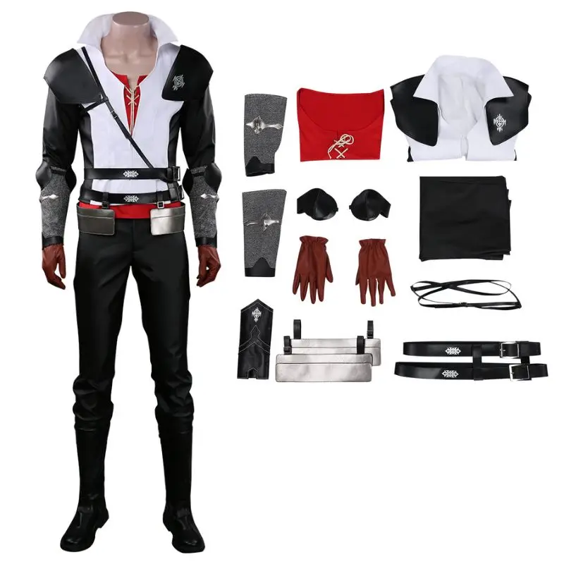thumbnail image 1 of Disfraz de Clive Rosfield para hombre, juego FF16, Final Fantasy XVI, uniforme de Clive, capa, traje de fantasía, traje de tela para fiesta de Halloween, 1 of 5