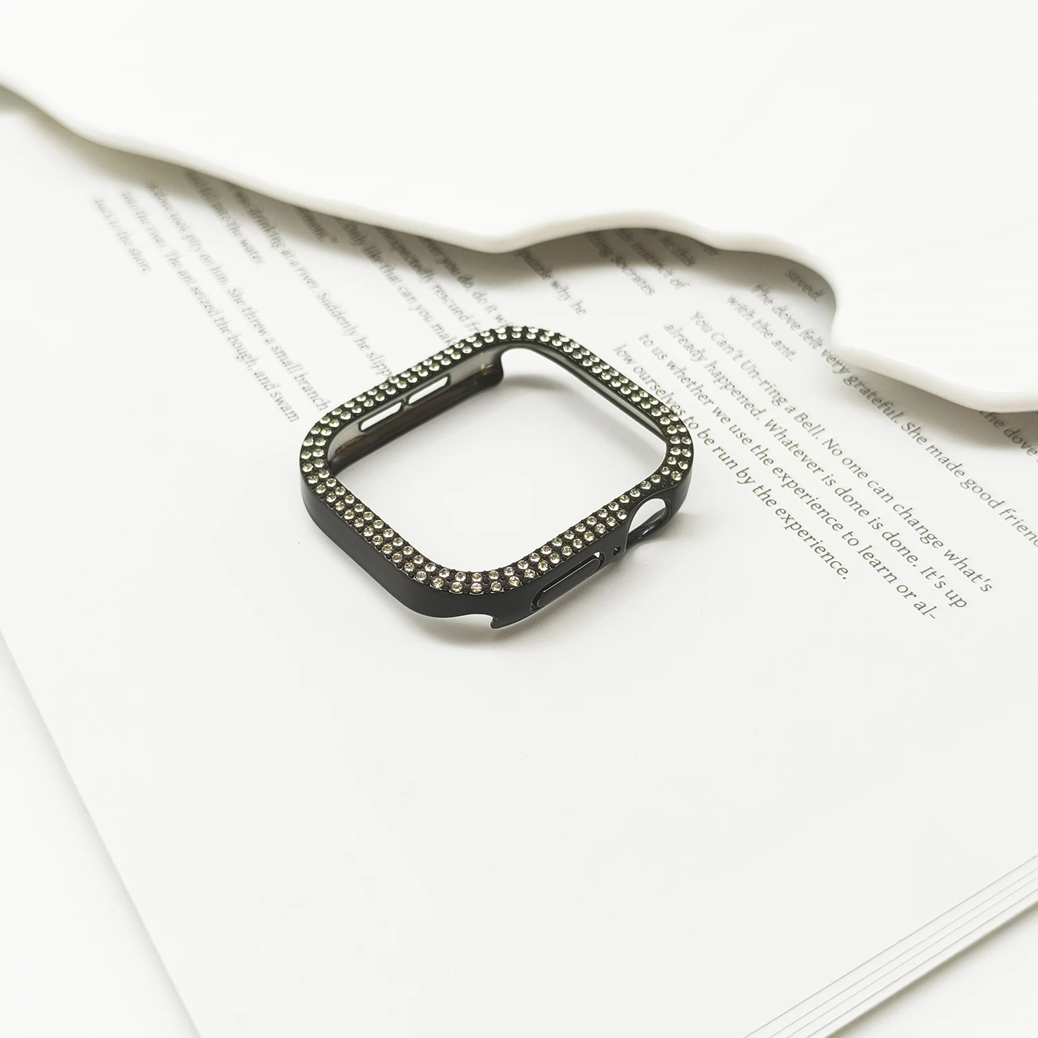 Luxuriöses Dual-Diamant-Gehäuse für Apple Watch S10 S1146 mm. Ultra 49 mm 45/44 42 41/40 38 mm PC-Hohlgehäuse für iWatch-Serie 987654 – Detail 9