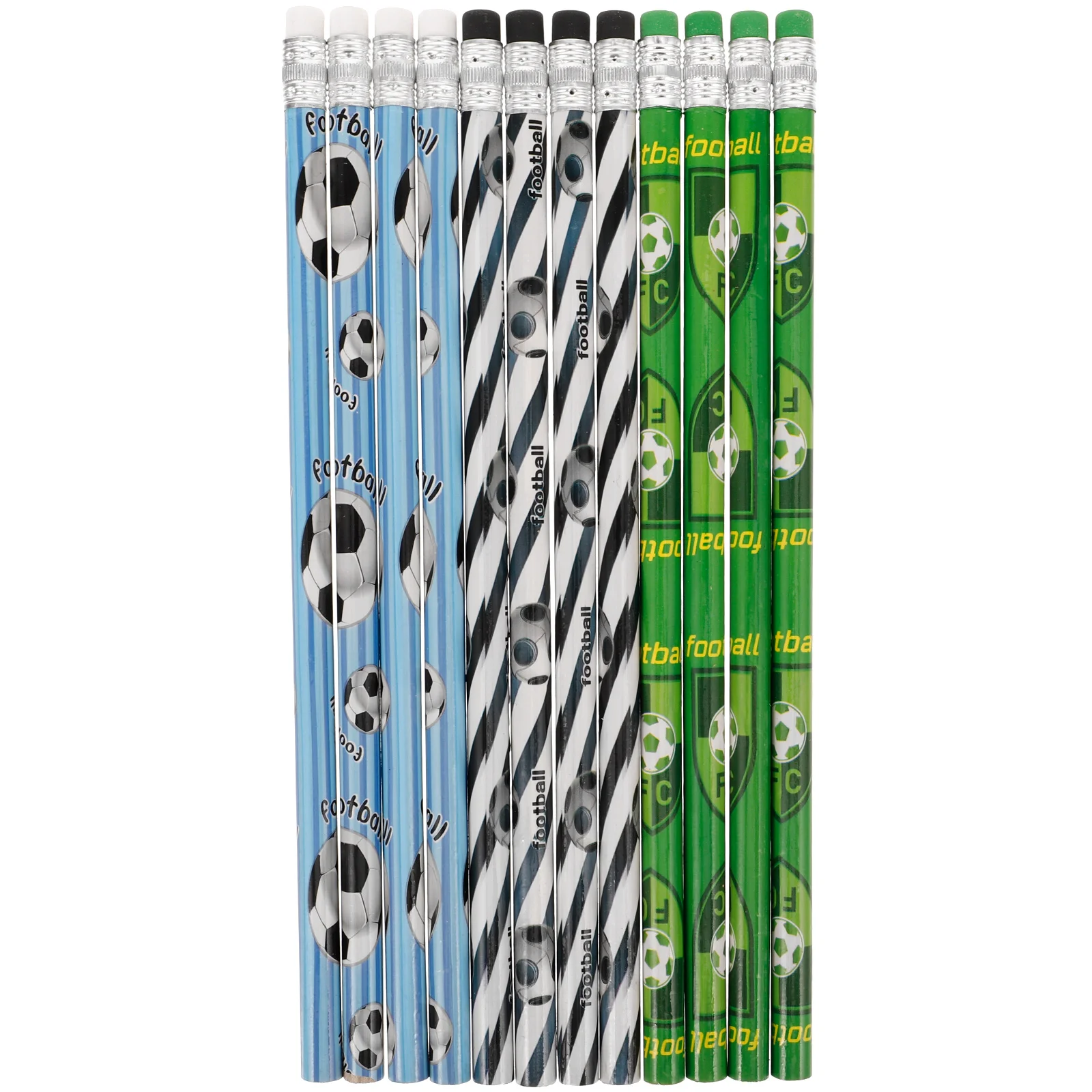 

12 Pcs Football Pencil Sports Pencils for Painting Basketball with Erasers Office